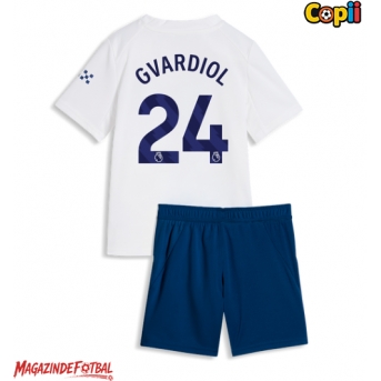 Manchester City Josko Gvardiol #24 Echipament de Fotbal Replică 2026-27 Copii Treilea (+ Șorturi)